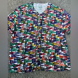 Mens XL Polo Ralph Lauren Pennant Baseball Jersey